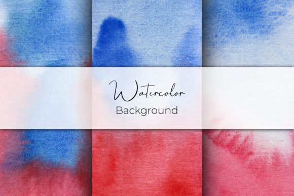 Download Blue and Red Watercolor Texture Paper - Water Collection