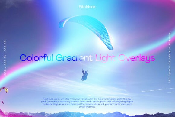 Download Colorful Gradient Light Overlays - Premium Resources