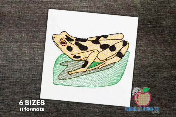 Download Black Spotted Frog Quick Stitch - Quick stitch Collection