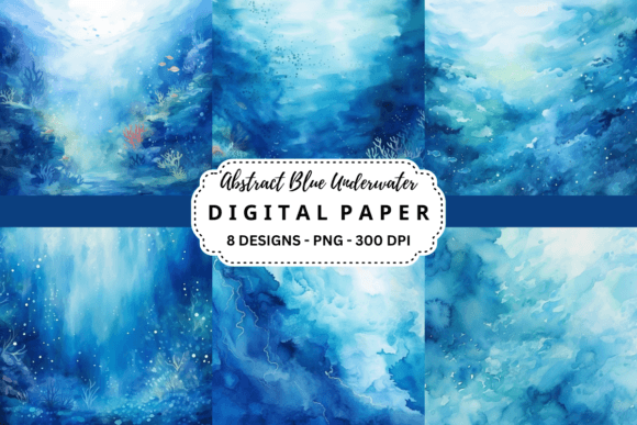 Download Abstract Blue Underwater Backgrounds - Water Collection