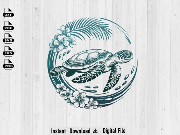Download Turtle with Wave Svg, Turtle Svg File - Turtle svg Collection