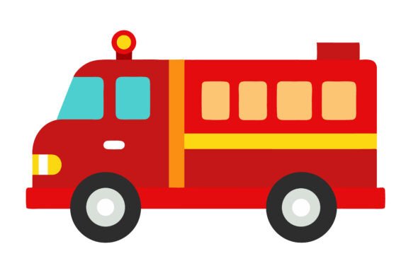 Download Soft Edge Fire Truck Clipart Vector - Soft edge Collection
