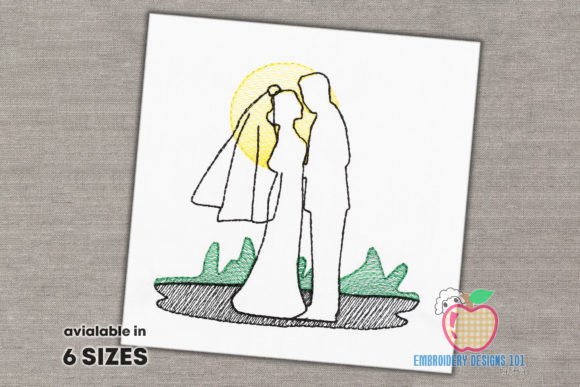 Download Bride and Groom in Love Quick Stitch - Quick stitch Collection