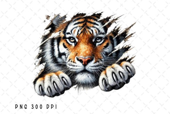 Download Tiger Face Watercolor Tigers Scratch PNG - Water Collection