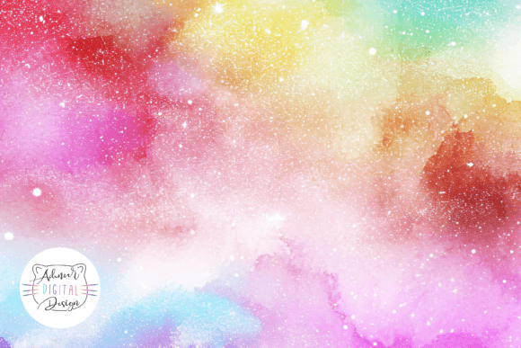 Download Shiny Galaxy Watercolor Texture - Water Collection