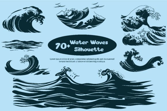 Download 70+ Water Waves Silhouette - Water Collection