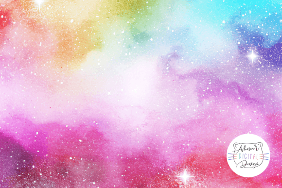 Download Shiny Galaxy Watercolor Texture - Water Collection