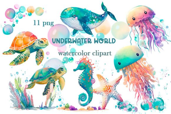 Download Underwater World,  Sea Clipart, Summer - Water Collection