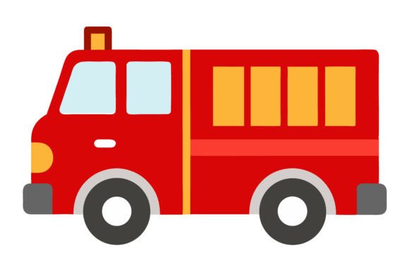 Download Soft Edge Fire Truck Clipart Vector - Soft edge Collection